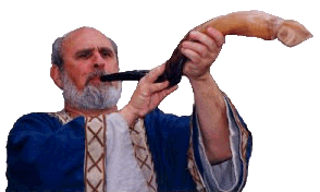 Zola with Shofar