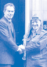 Tony Blair & Yasser Arafat
